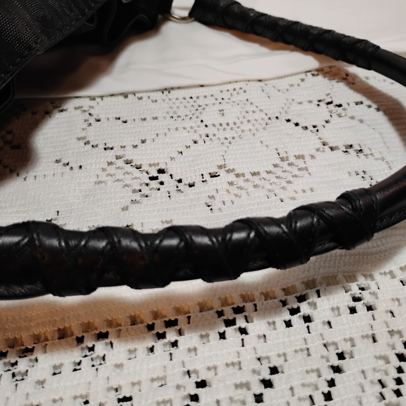 CHRISTIAN DIOR Black Canvas LOGO Bag - Picture 8 of 15